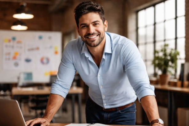 Vitor Barreto Moreira destaca coragem e estratégia como base do empreendedorismo.