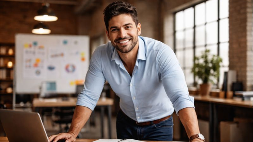 Vitor Barreto Moreira destaca coragem e estratégia como base do empreendedorismo.